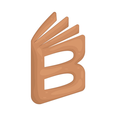 letter b for bookのイラスト素材