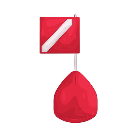 diving flagのイラスト素材