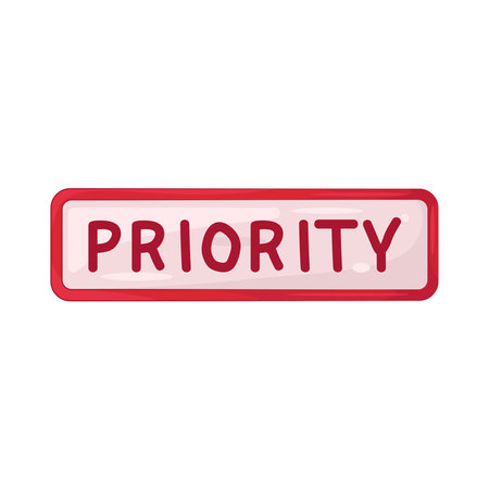 priority signのイラスト素材