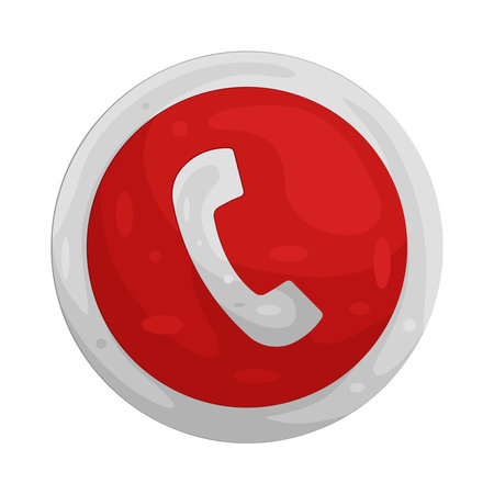 call buttonのイラスト素材