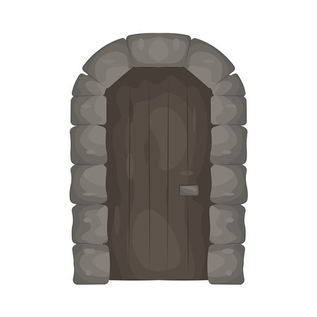 ancient doorのイラスト素材