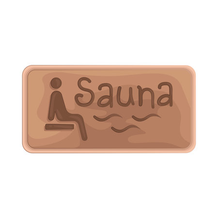 sauna signのイラスト素材
