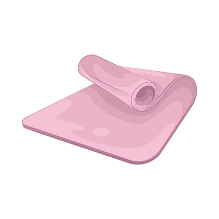 yoga matのイラスト素材