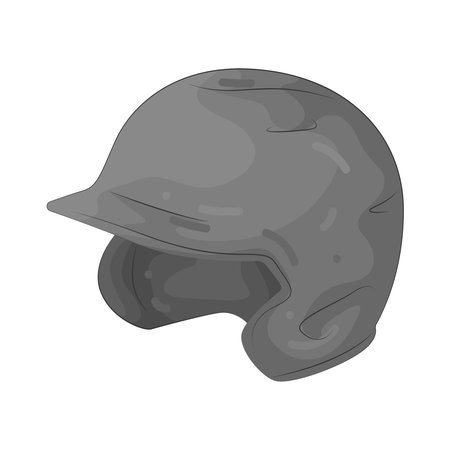 baseball helmetのイラスト素材