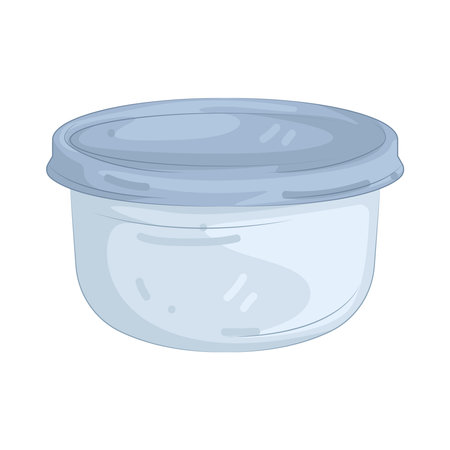 plastic container with lidのイラスト素材