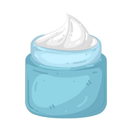 cream jarのイラスト素材