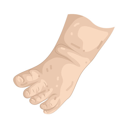 baby footのイラスト素材