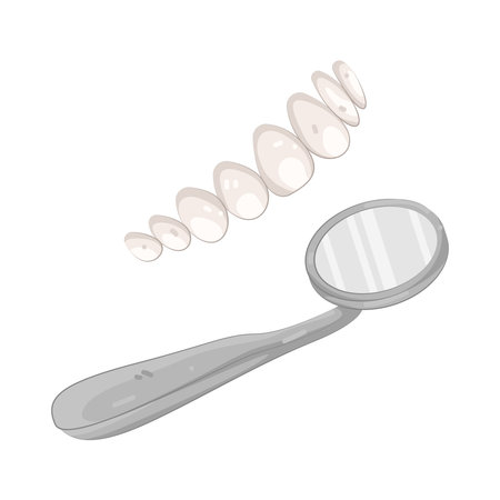 Dental mirrorのイラスト素材