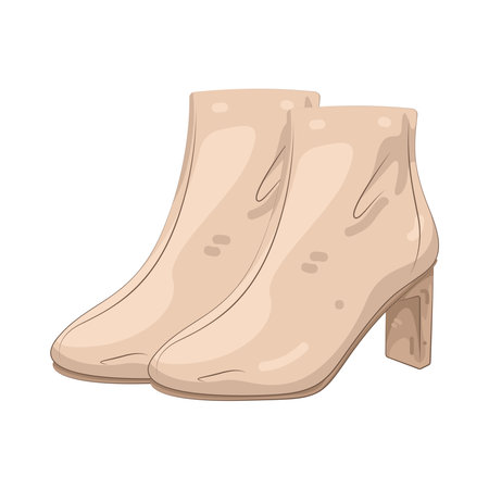 high heels bootsのイラスト素材