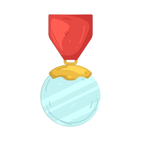 crystal medalのイラスト素材