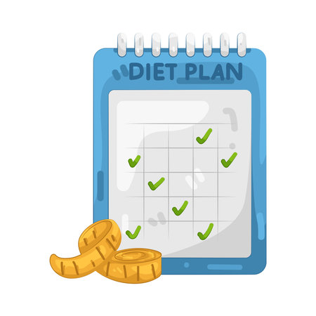 healthy diet planのイラスト素材