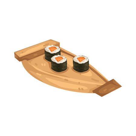 sushi boatのイラスト素材