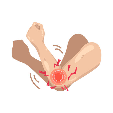 Elbow painのイラスト素材