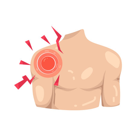 Shoulder painのイラスト素材