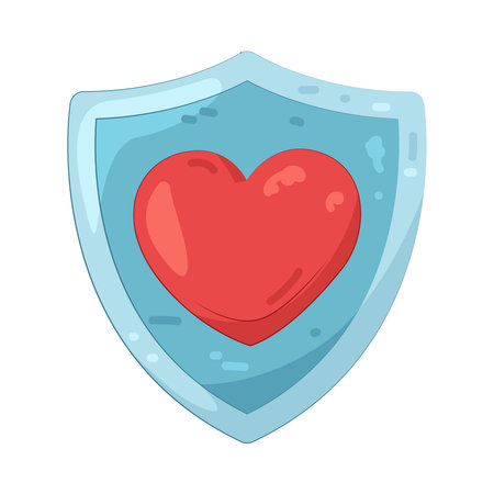 Heart Shieldのイラスト素材