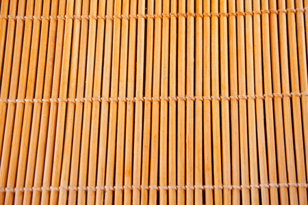 Brown bamboo wicker background, wicker textureの写真素材