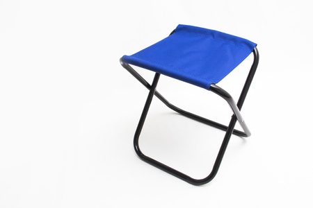 Camping chair isolatedの写真素材