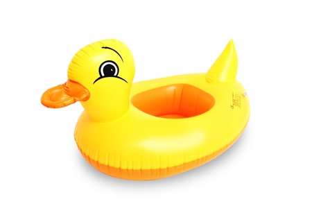 inflatable duck isolated