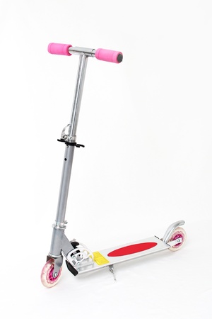 push scooter isolatedの写真素材