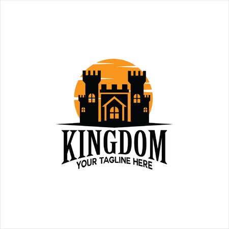 Royal Vector Silhouette logo vectorのイラスト素材