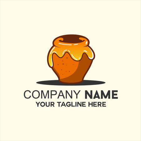 honey logo vectorのイラスト素材