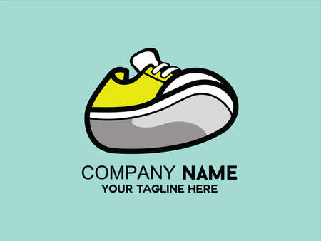 cool shoes icon logo vectorのイラスト素材