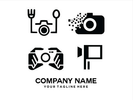 a collection of unique camera logo bandles