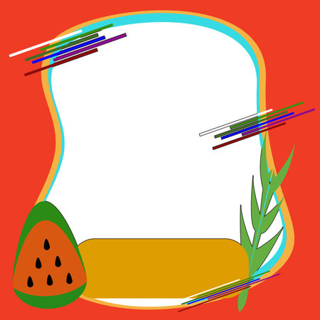 illustrator vector graphics of twibbon abstract backgroundのイラスト素材