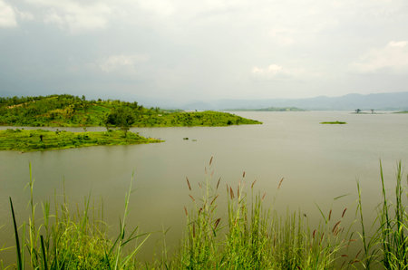 Jatigede Reservoirの写真素材