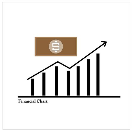 Financial chartのイラスト素材
