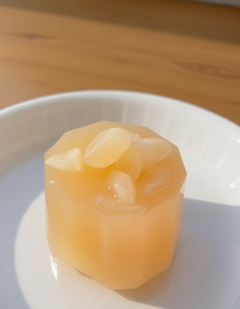 Japanese confectionery, kamaboko in a white bowlの写真素材