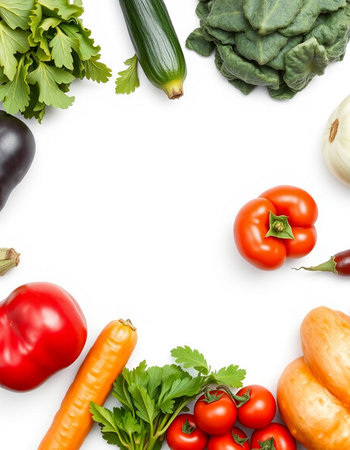 collection of various fresh vegetables on white background. each one is shot separatelyの写真素材
