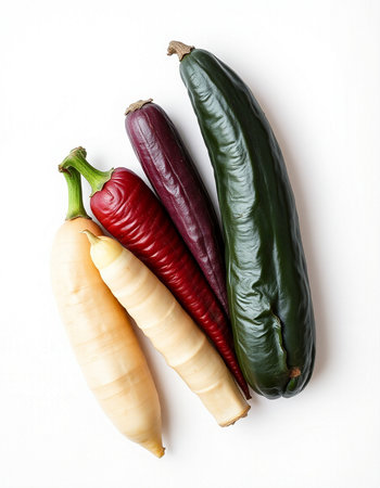 Vegetables on a white background. Vegetables on a white background.