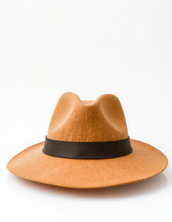 Cowboy hat isolated on white background. Clipping path included.の写真素材