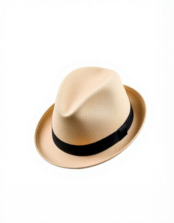 hat isolated on white background. hat top view. straw hat isolated on white background