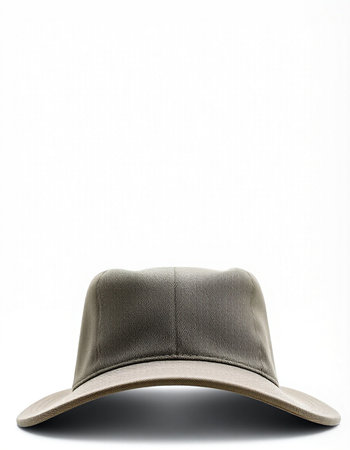 hat isolated on white background with clipping path and shadow. Front view.の写真素材