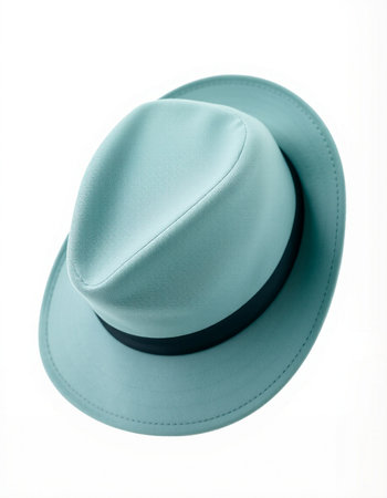 Men's hat isolated on white background. (with clipping path)