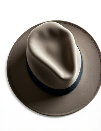 Men's hat isolated on a white background. 3d rendering.の写真素材