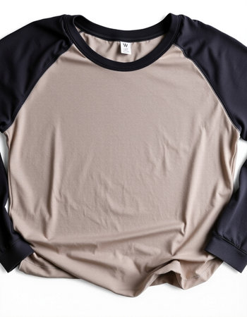 T-shirt isolated on white background. Clipping path included.の写真素材