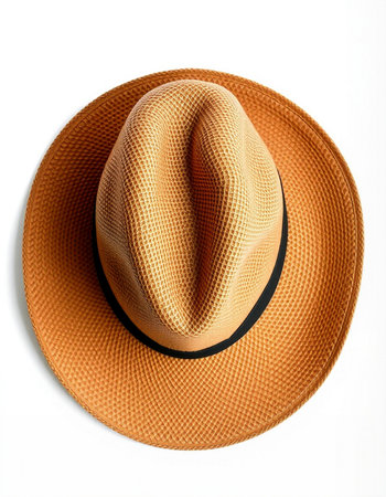 Straw hat isolated on a white background. 3d rendering.の写真素材