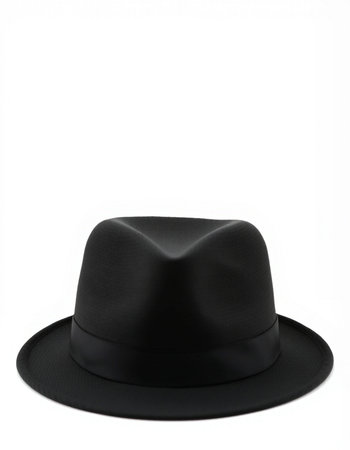 Black hat isolated on a white background. Clipping path included.