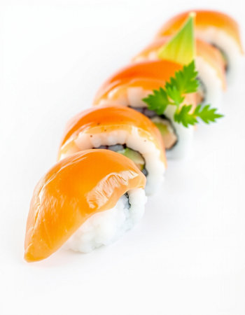 Sushi roll japanese food style - Selective focus pointの写真素材