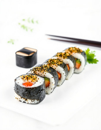 Sushi roll japanese food style - Selective focus pointの写真素材