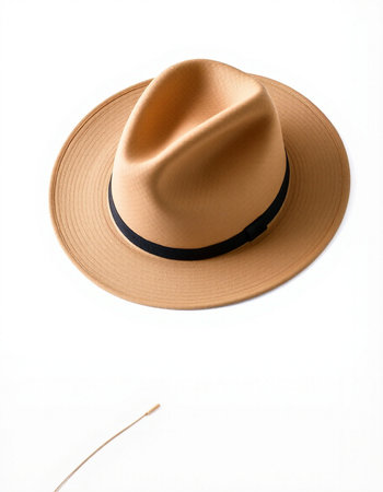 hat isolated on white background. straw hat on a white background.の写真素材