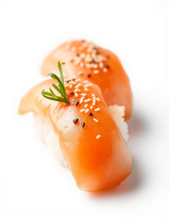 Salmon Sushi - Sushi with Salmonの写真素材
