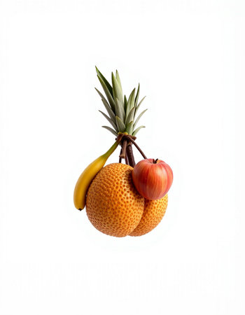 Fruits on a white background. Isolated. Studio shot.の写真素材