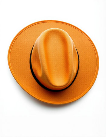 hat isolated on the white background. 3d illustration. Top view.の写真素材