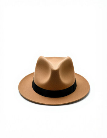 Cowboy hat isolated on white background with clipping path. Top view.の写真素材