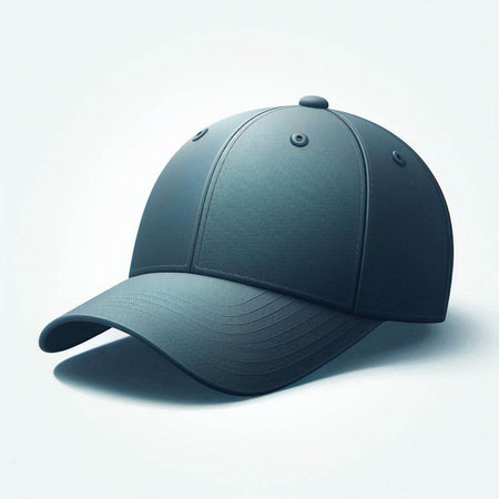 Baseball cap isolated on a white background. 3D illustration.のイラスト素材