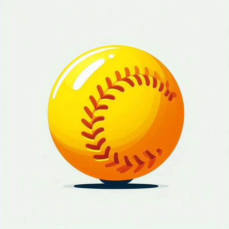 baseball ball on a white background. vector illustration, eps 10のイラスト素材